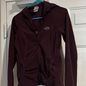 The North Face Maroon Fleece Jacket